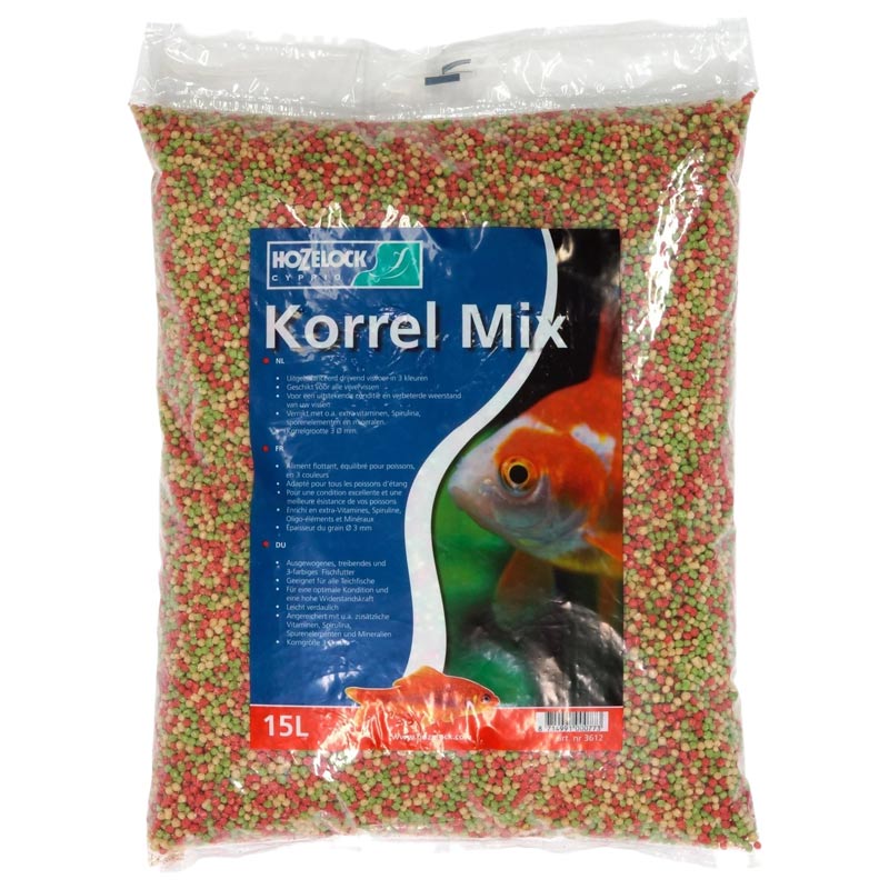 Hozelock Visvoer korrels | 15 liter 