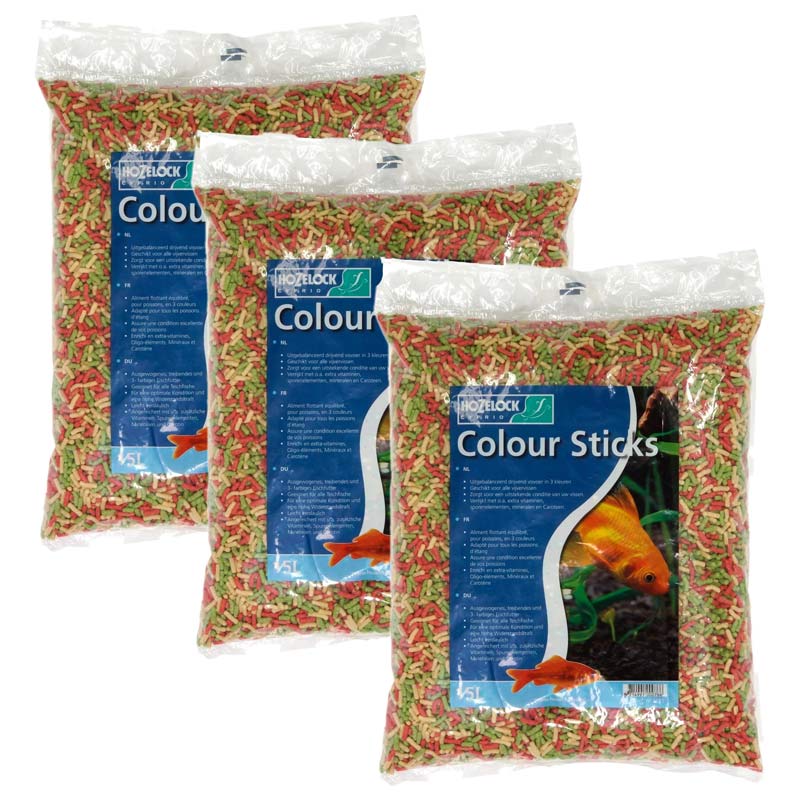 Hozelock Visvoer Sticks mix 15liter (3 halen = 2 betalen)