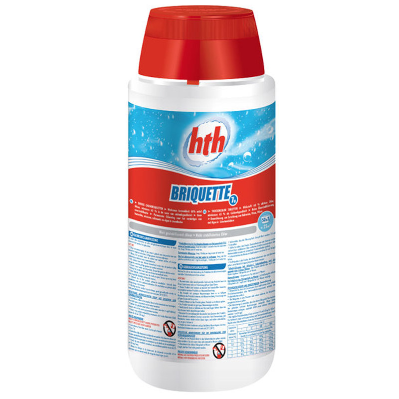 HTH Briquette Chloortabs 7gram 2.5kg