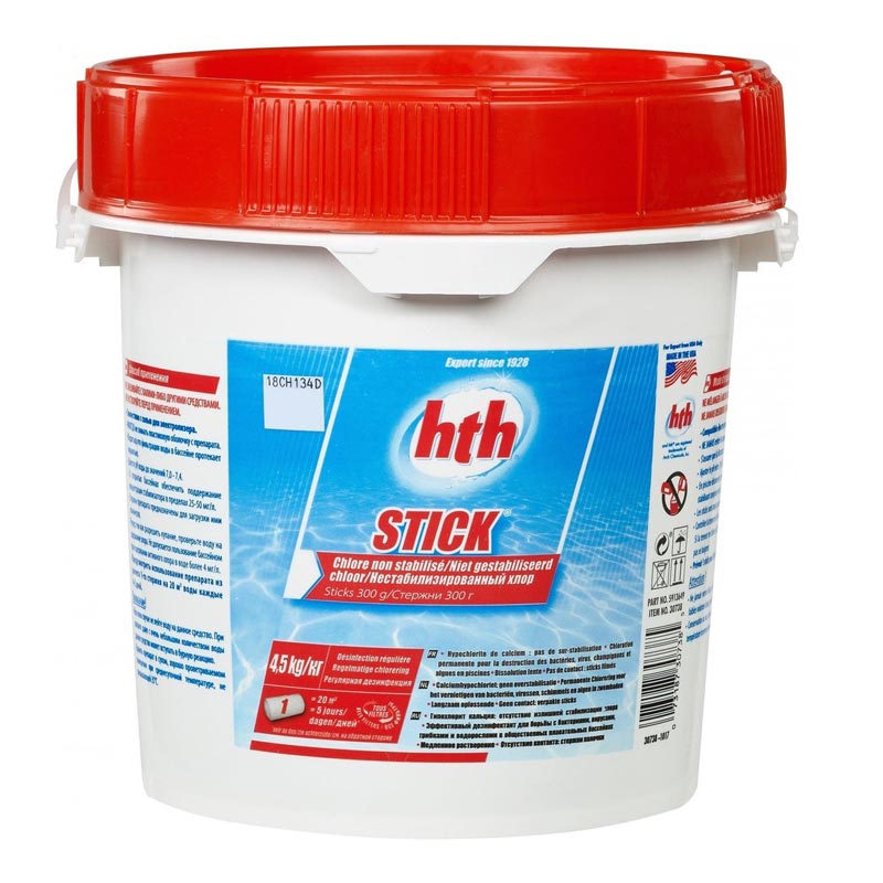 HTH chloor sticks 300 gram | 4,5 kg
