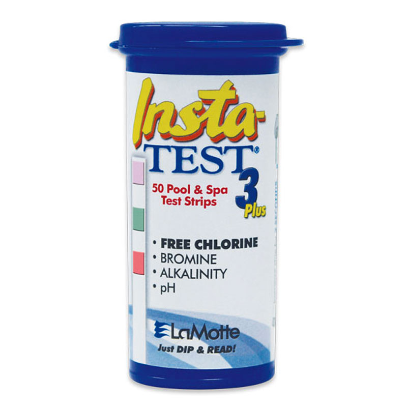 LaMotte Insta-TEST 3 Plus (50 teststrips voor chloor, alkaliteit en pH)