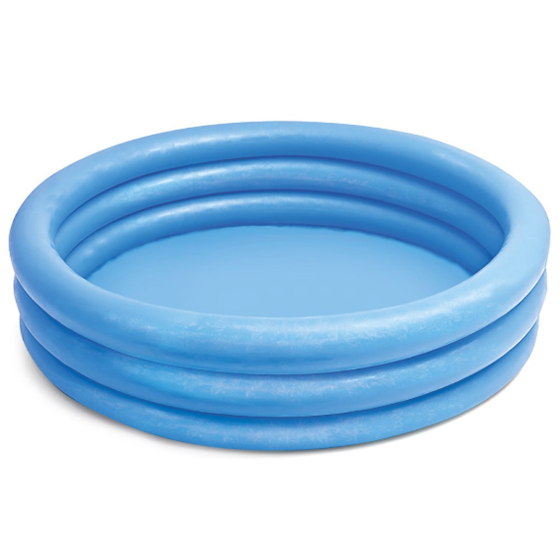 Intex klein opblaasbaar zwembad blauw | Ø 147 x 33 cm