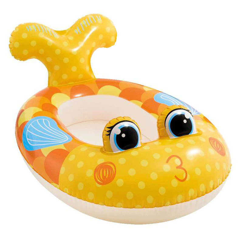 Intex opblaasbaar kinderbootje vis