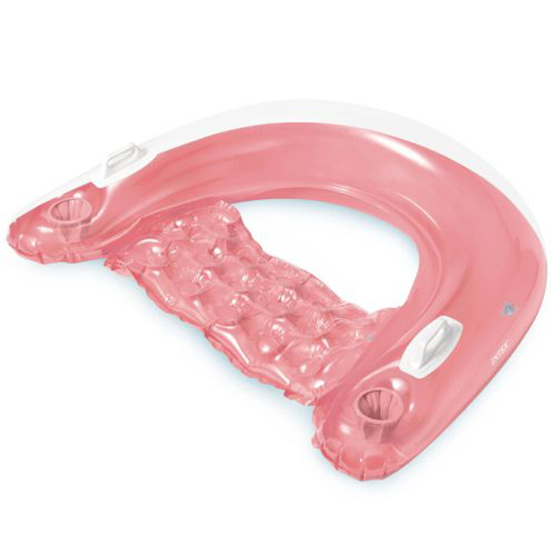 Intex opblaasbare drijvende zitstoel | roze