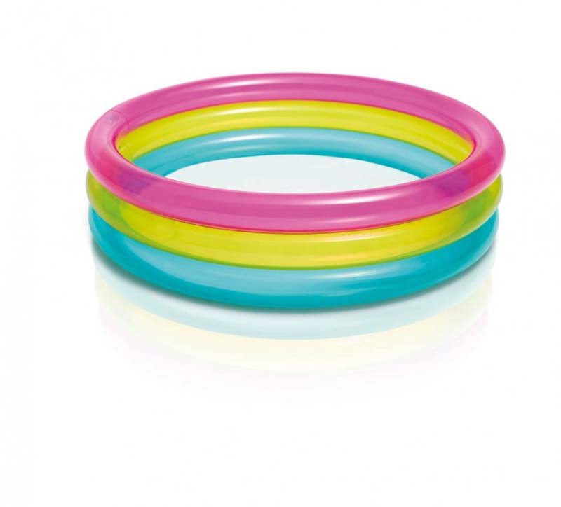 Intex opblaaszwembad regenboog