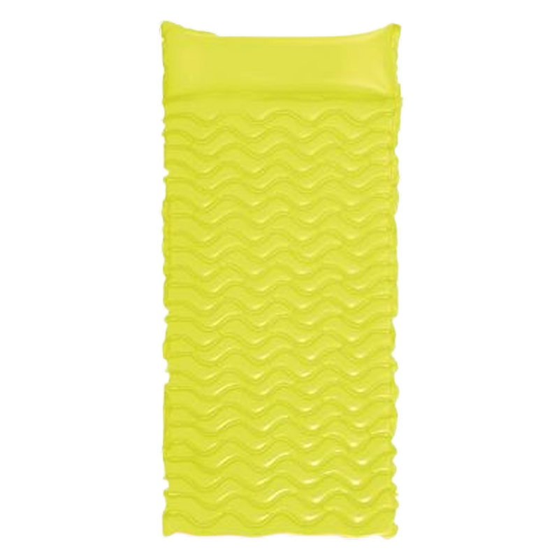 Intex oprolbaar luchtbed geel