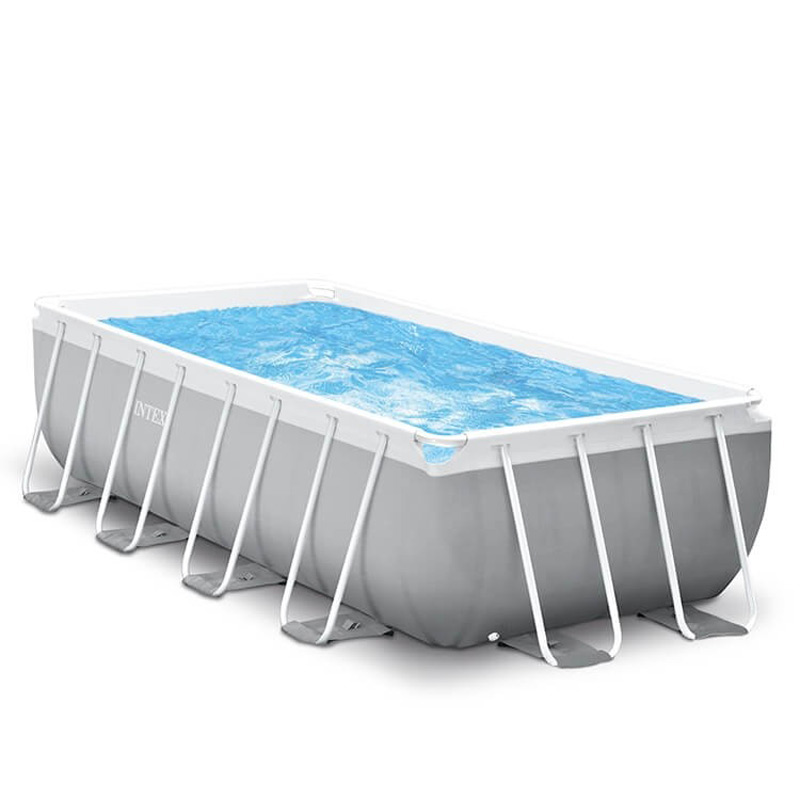 Intex Prism Frame zwembad | 400 x 200 x 100cm met pomp en trap