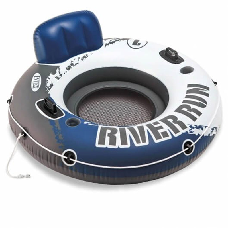 Intex River Run waterlounge blauw/wit