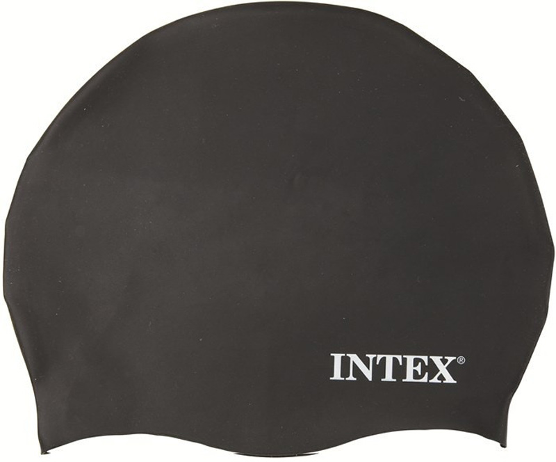 Intex siliconen badmuts zwart