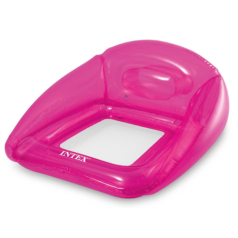 Intex transparante loungestoel | roze