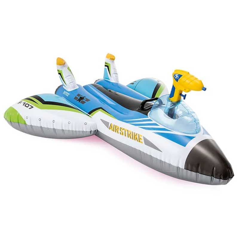 Intex Vliegtuig Ride-On | blauw