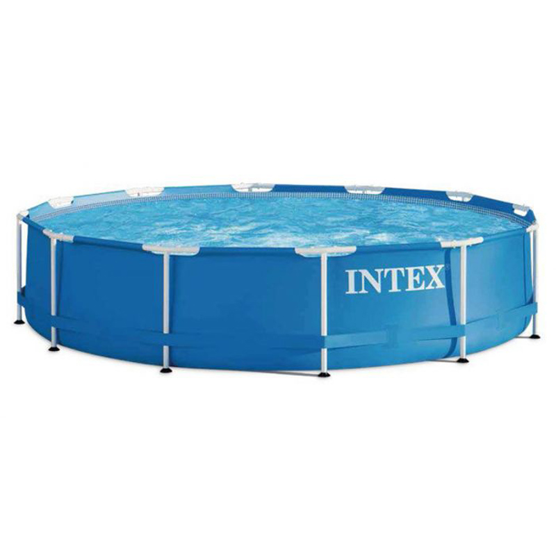Intex Zwembad Metal Frame | Ø 366 x 76 cm met pomp