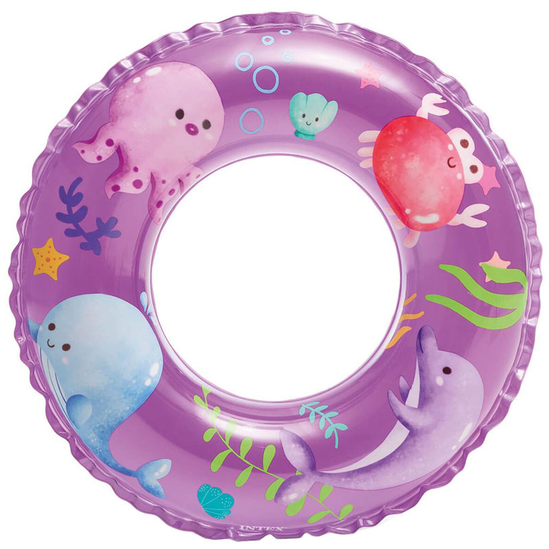 Intex zwemband Junior zeediertjes | paars