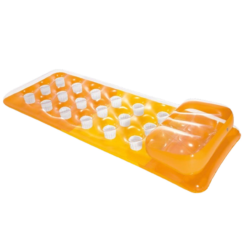 Intex 18-pockets luchtbed | oranje