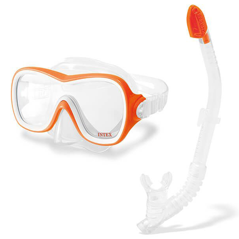 Intex Wave rider snorkelset | oranje 