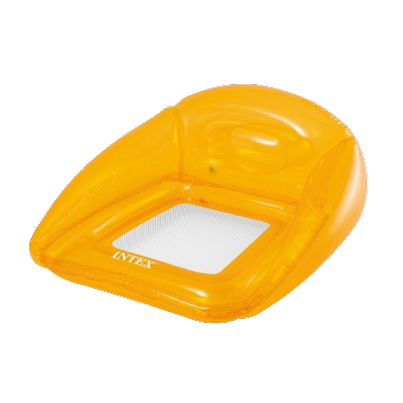 Intex transparante loungestoel | oranje