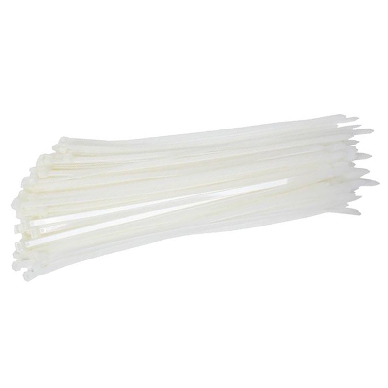 Kabelbinder 100-delig wit | 2,5 x 100 mm