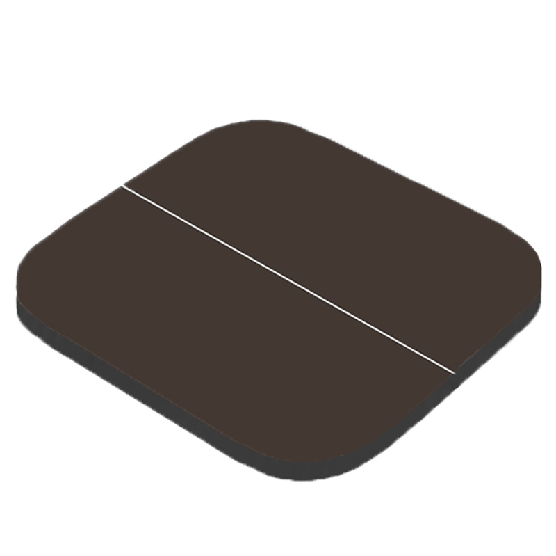 Spa cover Dimension One Triad II 169 x 213 cm | Weathershield Mahogany