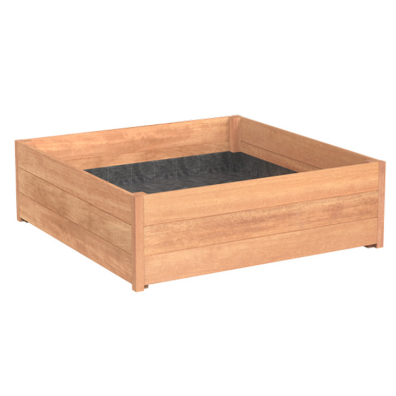 ADEZZ Hardhout plantenbak Carrez | 120 x 120 x 43,5 cm