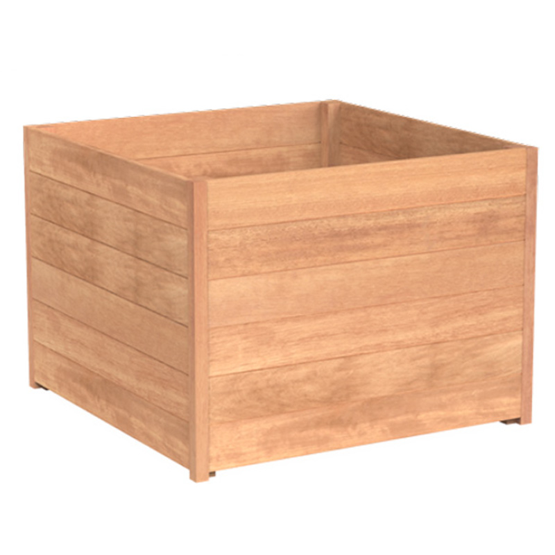 ADEZZ Hardhout plantenbak Carrez | 100 x 100 x 71,3 cm