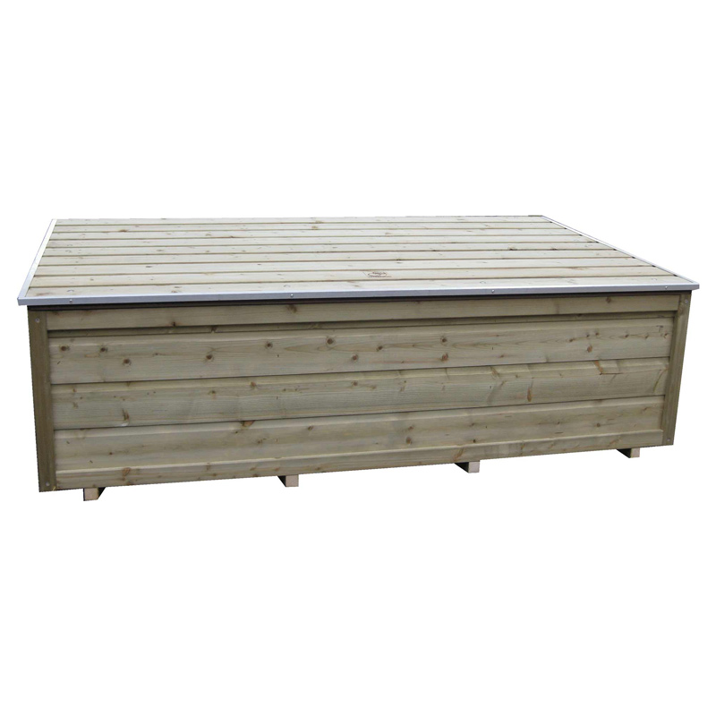 Lutra Tuinkist 200 x 100 x 84cm met gasveren