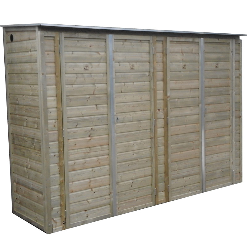 Lutrabox hoge tuinkast | 250 x 118 x 180 cm
