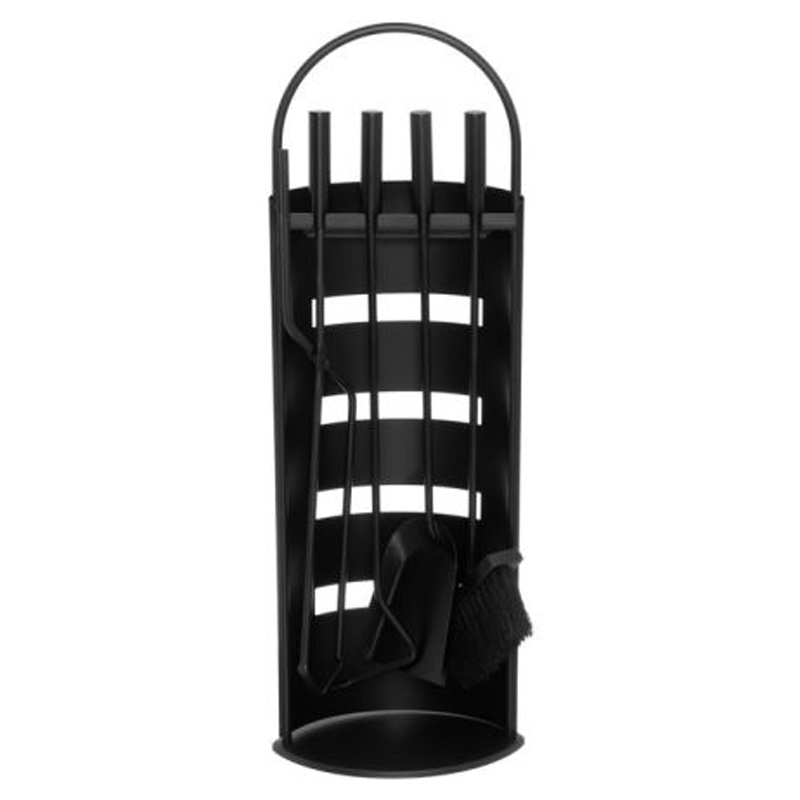 Mustang haardset zwart | 4-delig