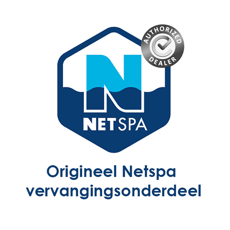 NetSpa filterpijp met bocht van 90 graden