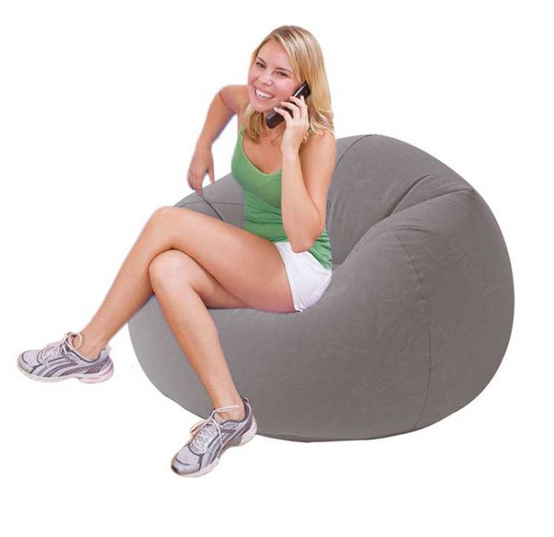 Intex opblaasbare lounge stoel | grijs