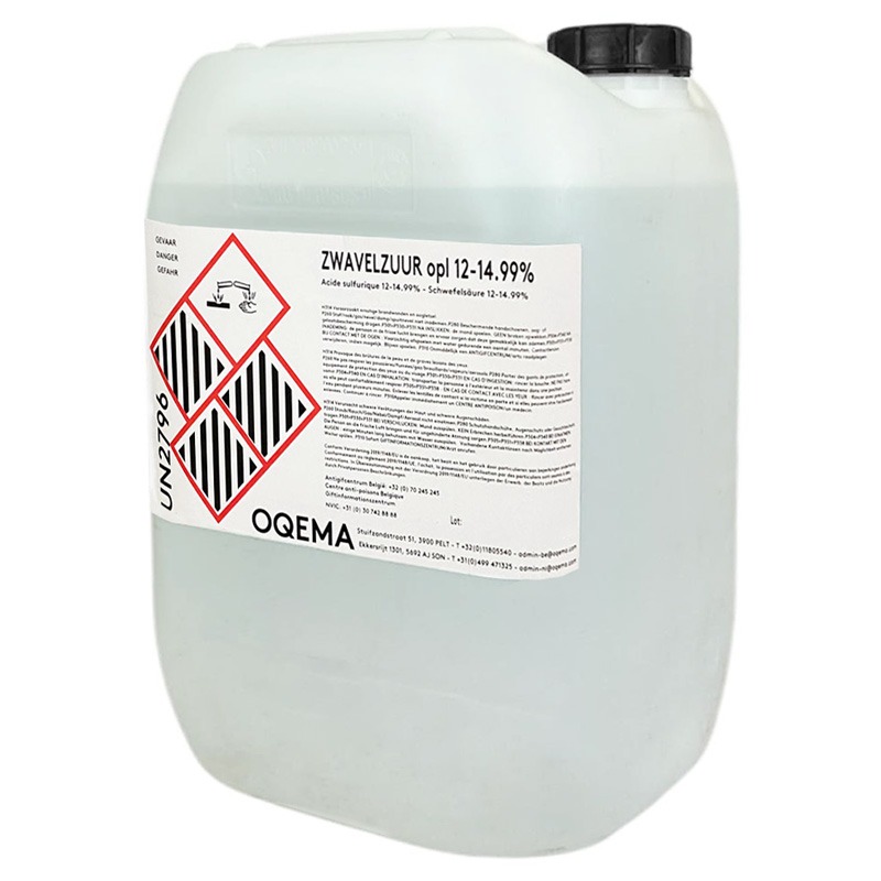 Oqema vloeibaar zwavelzuur 20 liter (pH min) (15%)