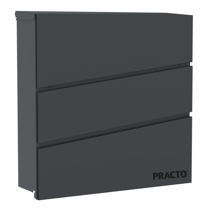 Practo Garden brievenbus Dijon antraciet
