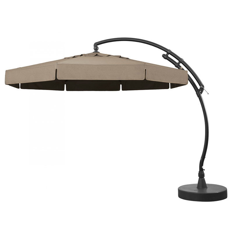 Practo Garden parasol klassiek licht taupe | Ø 350 cm