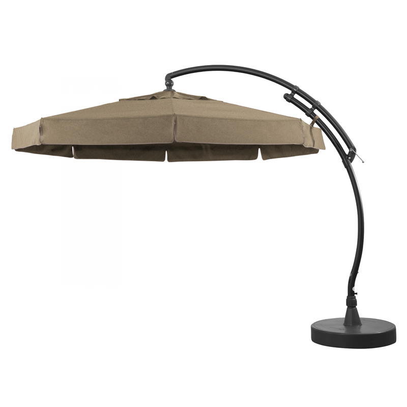 Practo Garden parasol klassiek taupe | Ø 350 cm