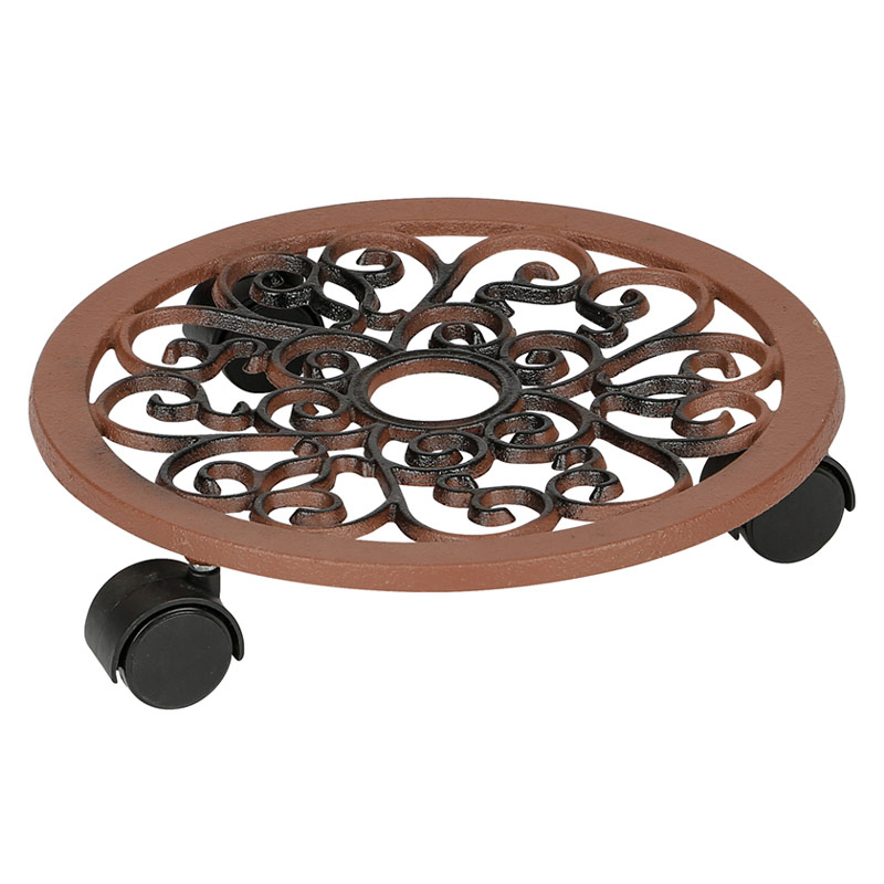 Practo Garden plantentrolley gietijzer rond | Ø 30 cm