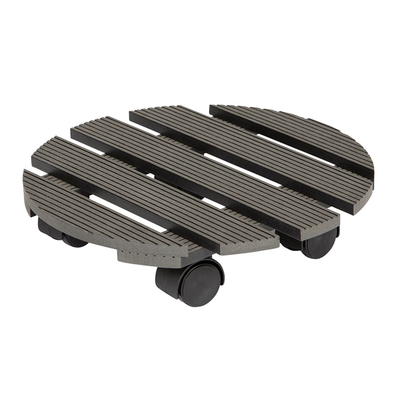 Practo Garden plantentrolley rond grijs | Ø 30 cm