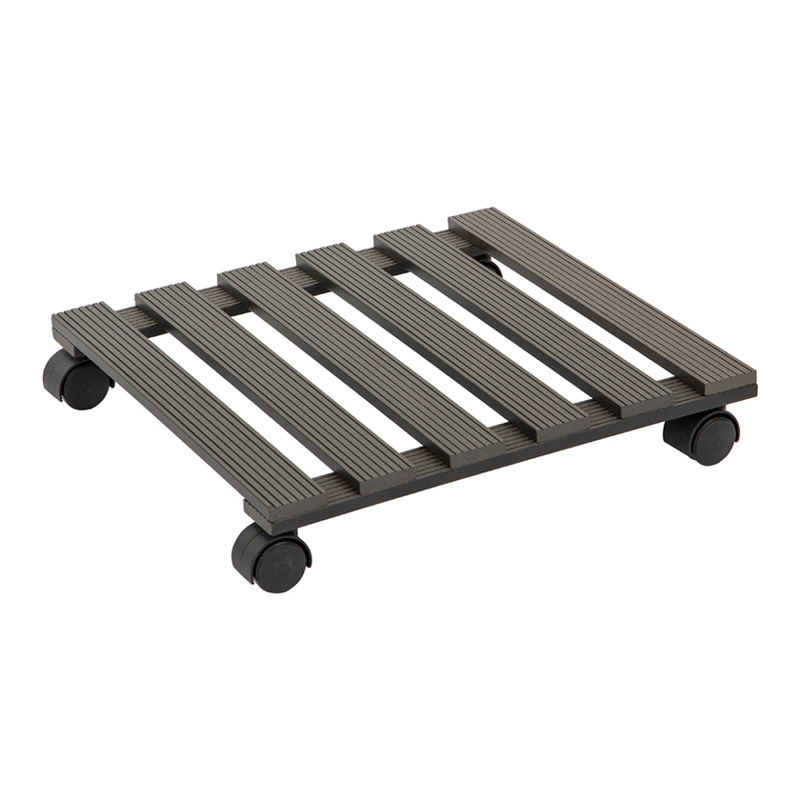 Practo Garden plantentrolley vierkant grijs | 40 x 40 cm