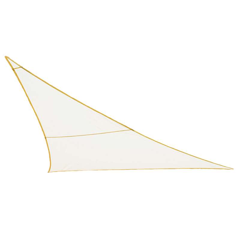 Practo Garden schaduwdoek driehoek crème | 360 x 360 x 360 cm