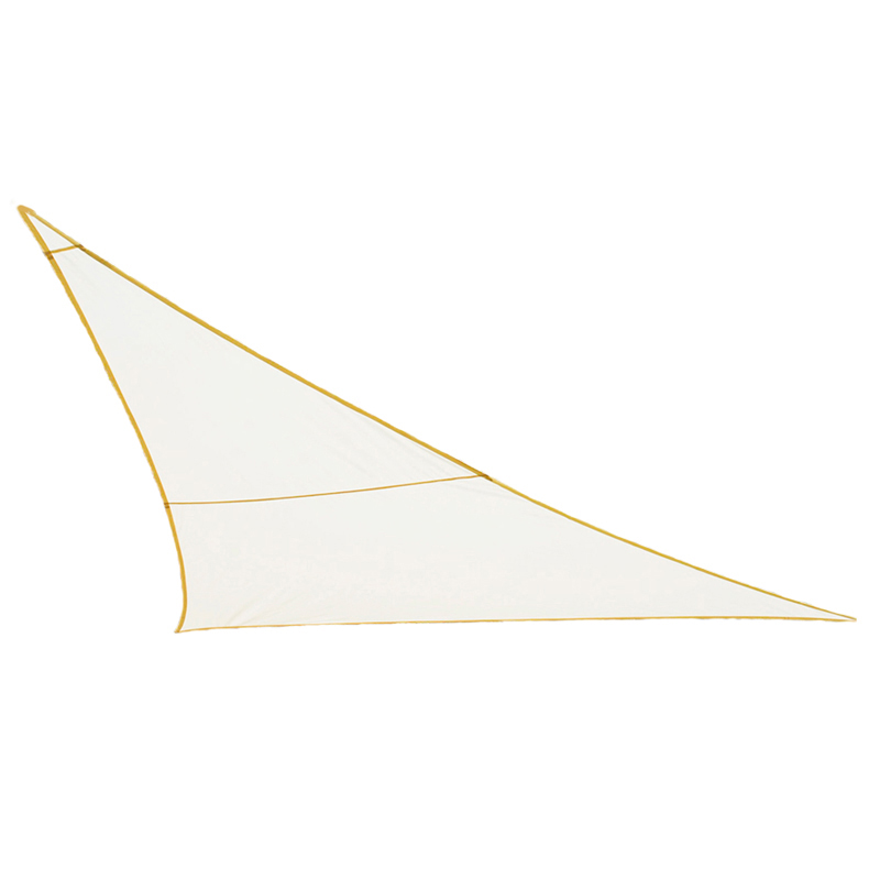 Practo Garden schaduwdoek driehoek crème | 500 x 500 x 500 cm