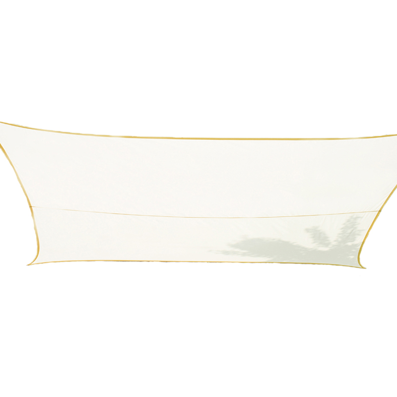Practo Garden schaduwdoek vierkant crème | 500 x 500 cm