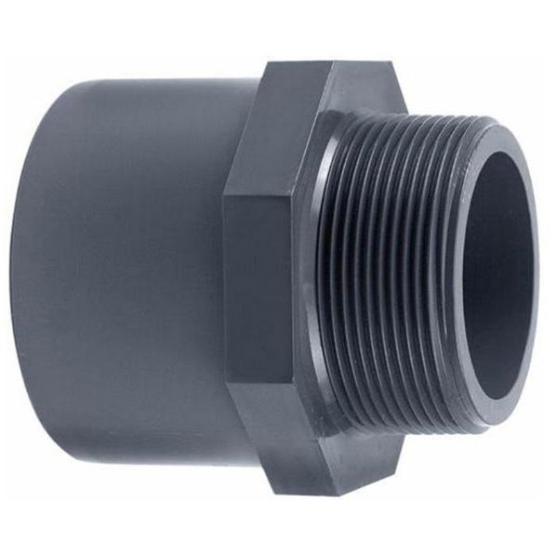 Cepex PVC puntstuk 50/63 x 2" buitendraad