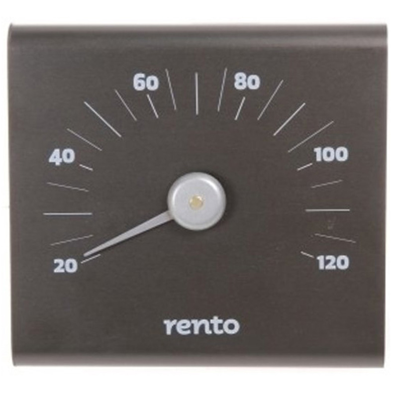 Rento thermometer sauna 15 cm bruin/zwart