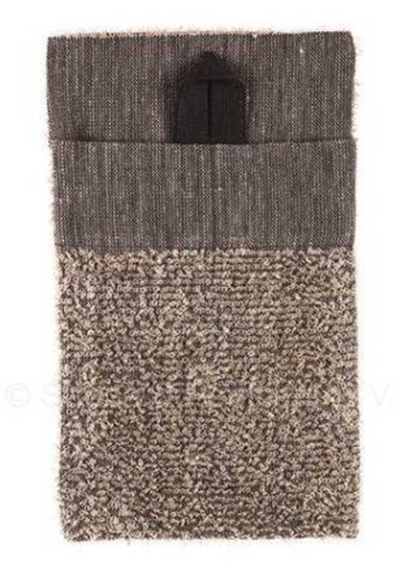 Rento washandschoen zwart/beige