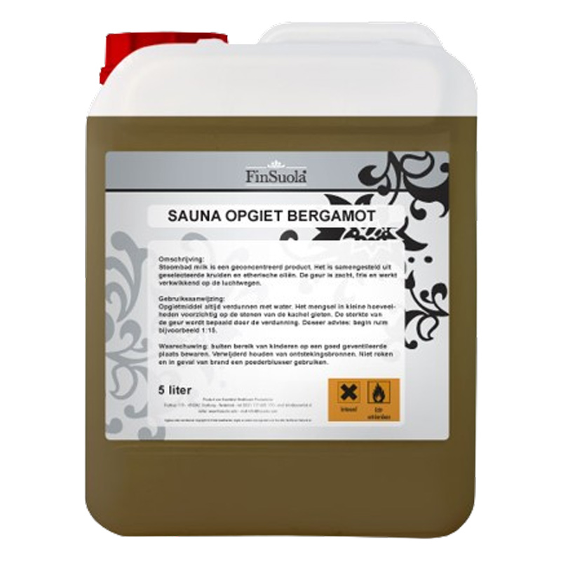 Finsuola Sauna opgietmiddel Bergamot 5 liter