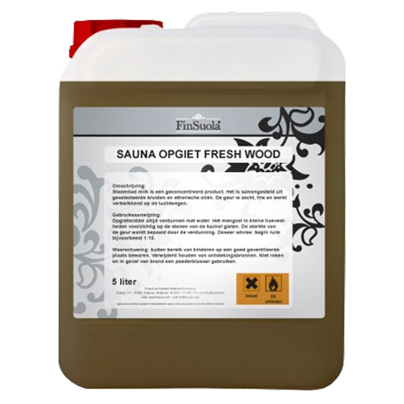 Finsuola Sauna opgietmiddel Fresh Wood 5 liter