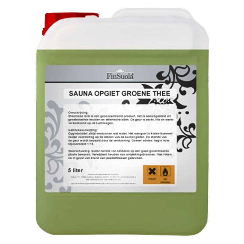 Finsuola Sauna opgietmiddel Groene Thee 5 liter