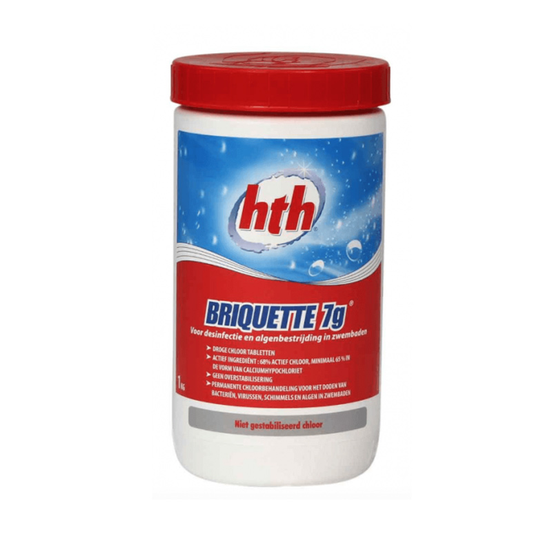 HTH Briquette Chloortabs 7gram 1kg