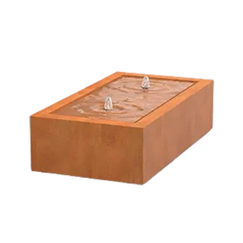 ADEZZ watertafel cortenstaal | 150 x 80 x 40 cm