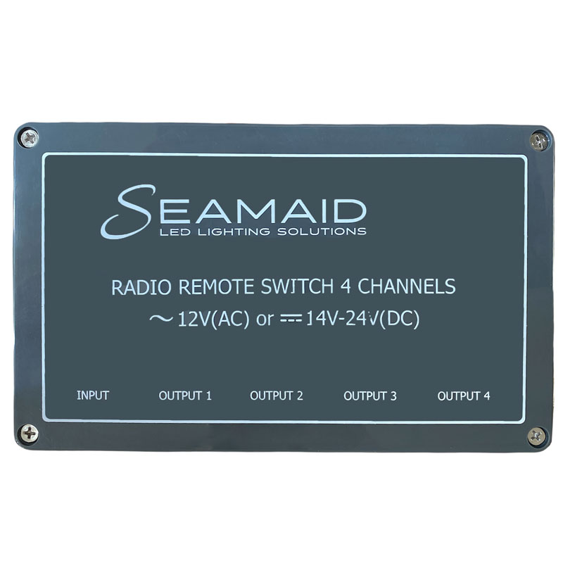 Seamaid RF ontvanger met 4 kanalen voor LED schijnwerper