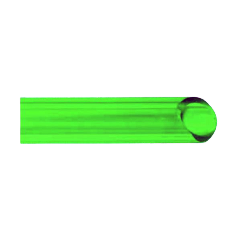 Slang pvc transparant groen 6 x 8mm (per meter)