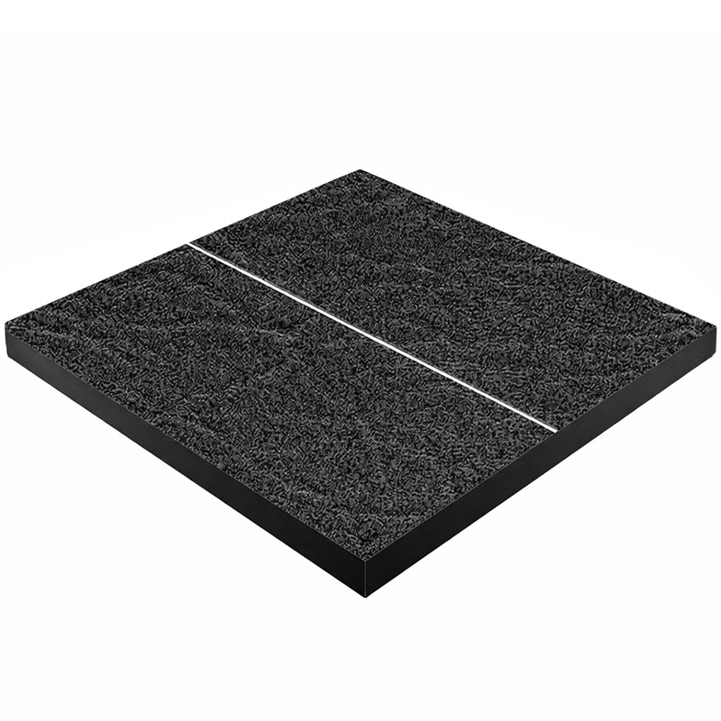 Spa cover 226 x 226 cm - radius 0 cm | Charcoal